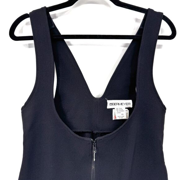 OBERMEYER Black Snow Ski Suit Stirrup Jumpsuit Bib Size 12 - Picture 2 of 8